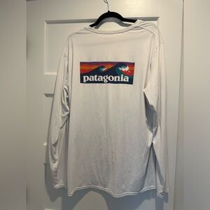 White Patagonia Wave T-Shirt